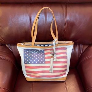Brighton American flag purse